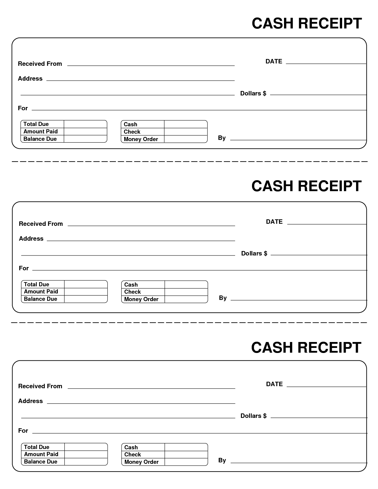 Sample Printable Receipt Form 10+ Free Documents in PDF