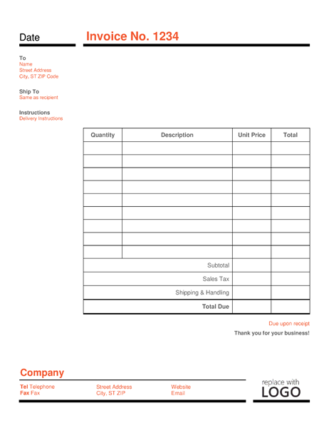 Business Receipt Template 15+ Free Word, Excel, PDF Format 