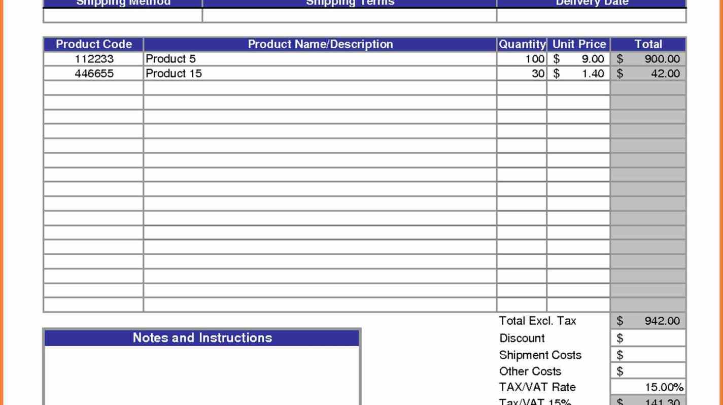 Car Deposit Receipt Template