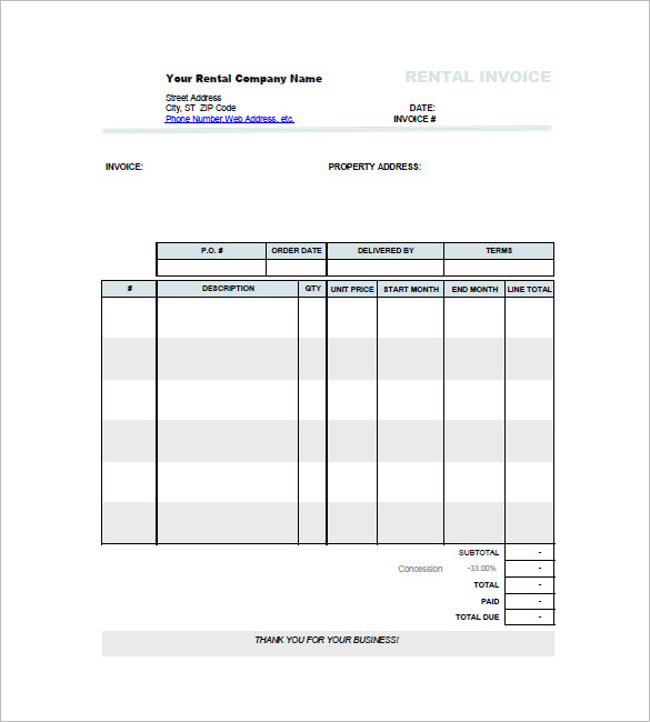 Car Invoice Templates – 20+ Free Word, Excel, PDF Format Download 