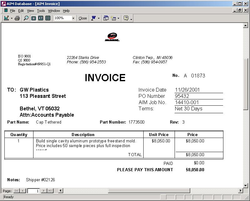 Cash Invoice Template | invoice example