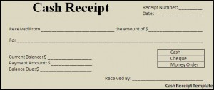 Download a Free Cash Receipt Template for Word or Excel