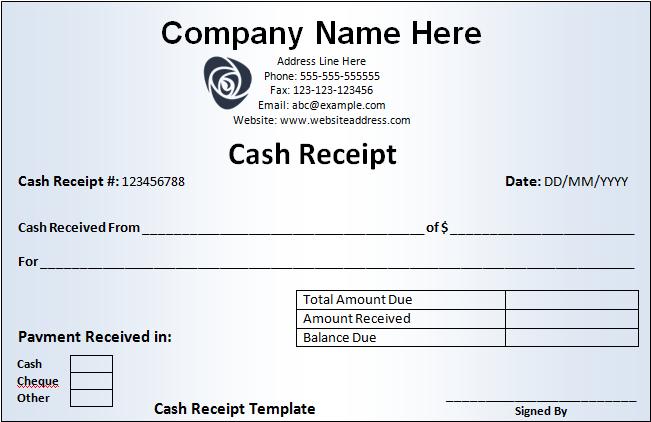 Tax Receipt Template Word Doc for Free , The Proper Receipt Format 