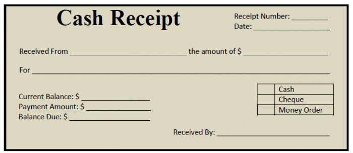 Cash Receipt Template 15+ Free Word, Excel Documents Download 