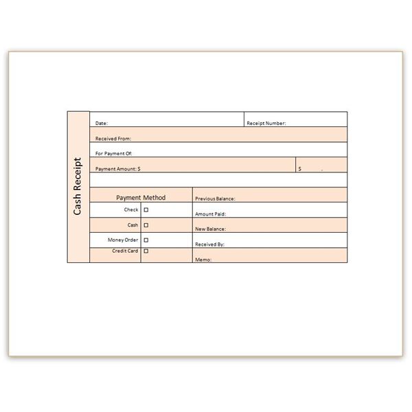 6 Samples of Cash Receipt Template for Excel and Word