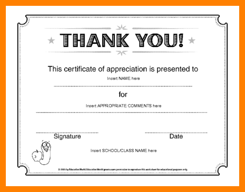 10+ certificate of appreciation template word doc | joblettered