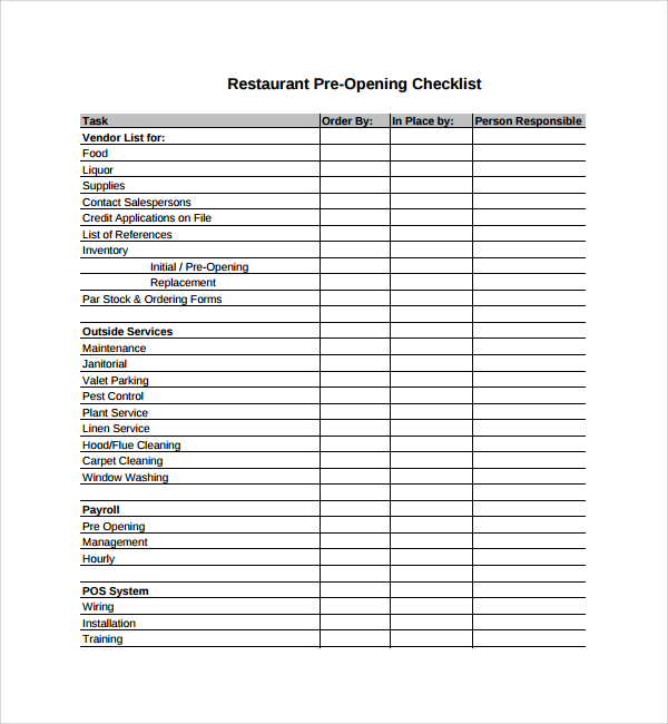 restaurant bathroom cleaning checklist template : Brightpulse.us