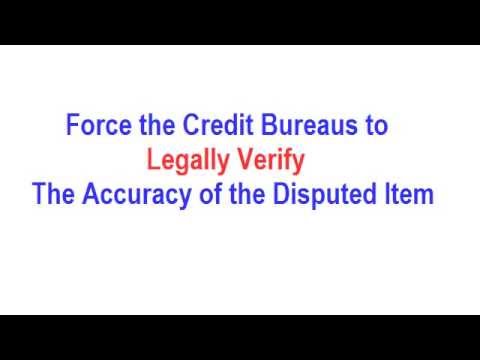Credit Report Dispute Letter Template Credit Repair SECRETS 