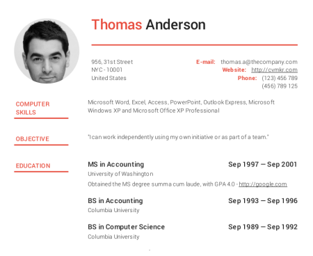 Create professional resumes online for free CV creator CV Maker