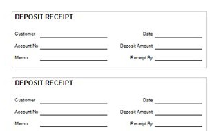 Sample Deposit Receipt 15+ Free Download for PDF , Word