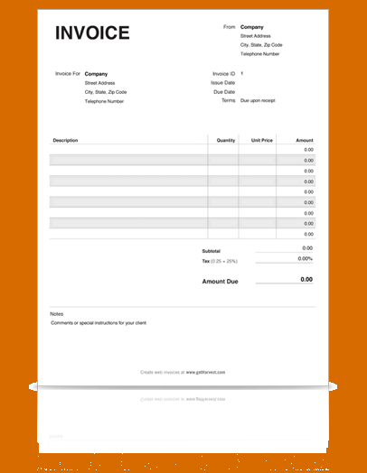 Labor Invoice Template | invoice | Pinterest | Invoice template 