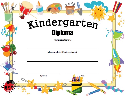 Printable Preschool diploma | Work: Infants PreK | Pinterest 