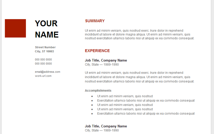 Attractive Design Ideas Google Resume 16 Google Resume Sample Ahoy 