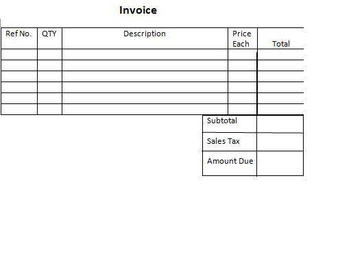 Designer Handwritten Invoice Template Mo