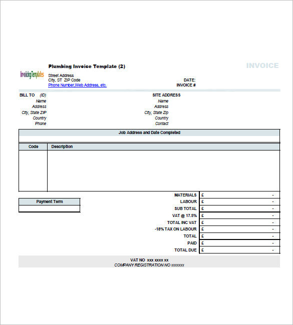 Free Contractor Invoice Templates | Free & Premium Templates