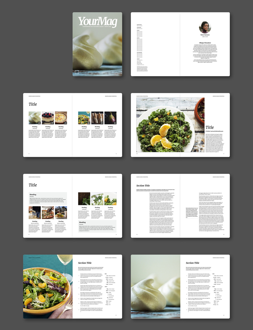 10 Best InDesign Newsletter Templates | Graphic Design | Pinterest 