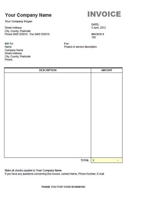 Invoice Format For Freelancers Sheikha Rafme