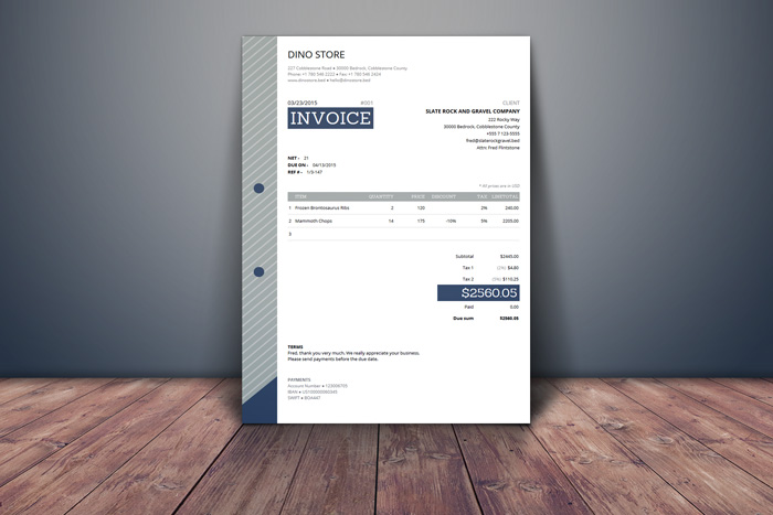 Invoice Template Html Code | invoice sample template