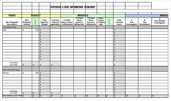 Free Invoice Tracking Template for Excel