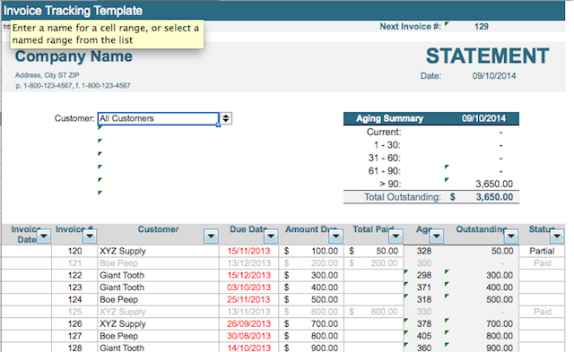 10+ Invoice Tracking Templates – Free Sample, Example Format 