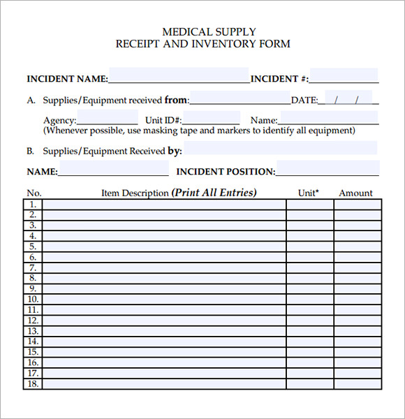 Sample Medical Receipt Template 19+ Free Documents in PDF, Word
