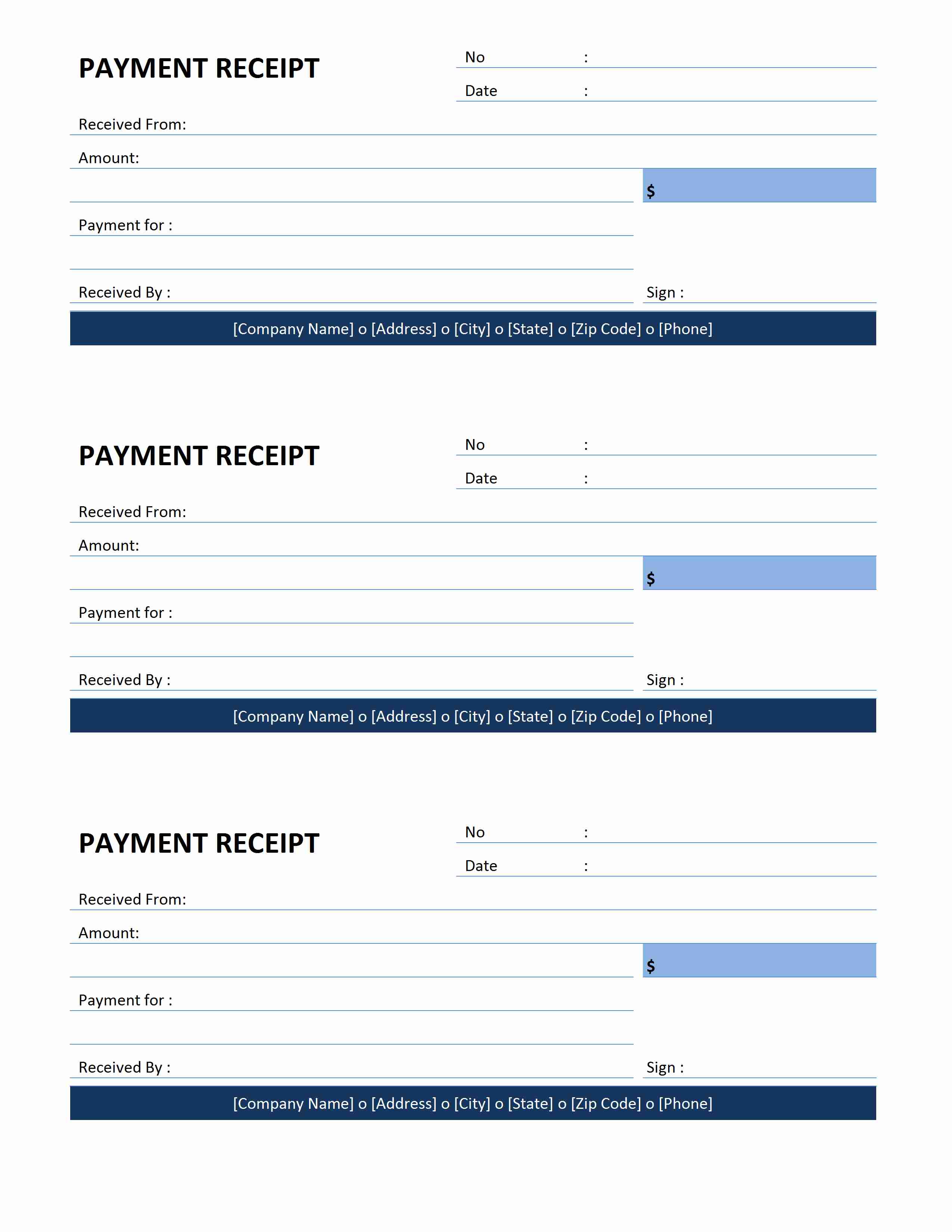 Daycare Receipt Template 17+ Free Word, Excel, PDF Format 