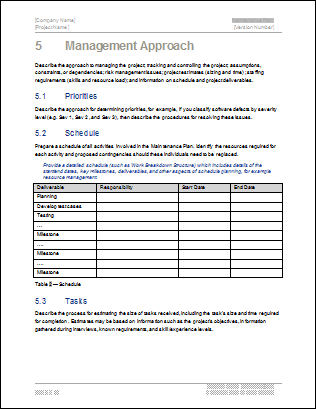 Plan Template Plan Template