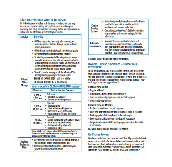 Maintenance Schedule Templates – 21+ Free Word, Excel, PDF Format 