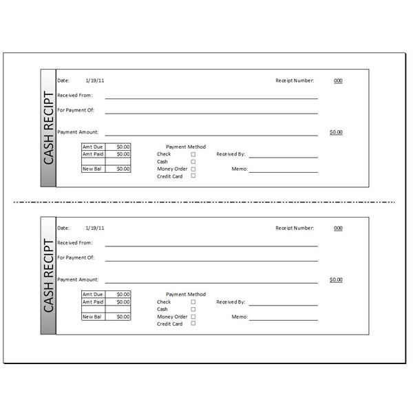 Cash Receipt Template 15+ Free Word, PDF Documents Download 
