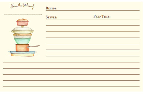 300+ Free Printable Recipe Cards