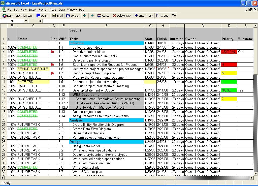 Simple Project Plan Template Excel Mac Mediafoxstudio.com