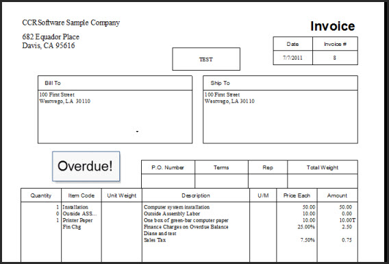 Quickbooks Invoice Template Excel | invoice example