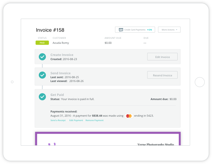 Send professional invoices for free—Invoice by Wave