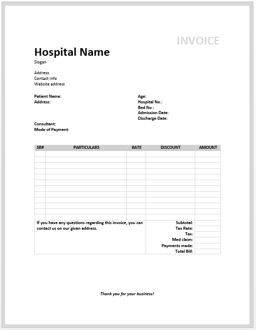 Canadian Invoice Template | free to do list