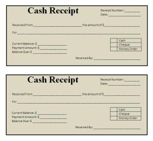 Receipt Templates | Free Word Templates