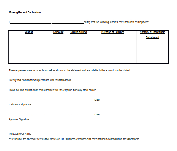 Free Printable Sales Receipt Template in Word Format