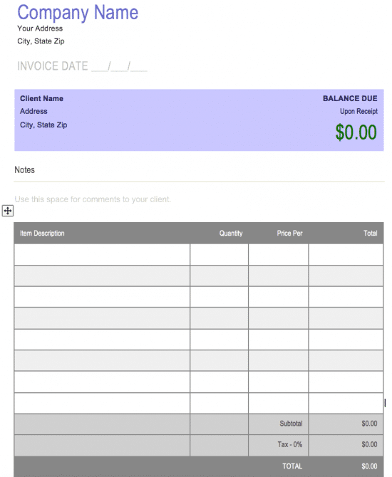 Invoices Office.com