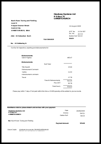Contractor Invoice Template Nz | printable invoice template