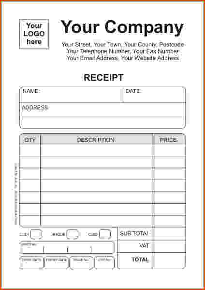 Receipt Template | 100 Free Receipts, Send via Email