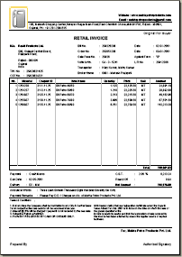 Retail Invoice Template | printable invoice template