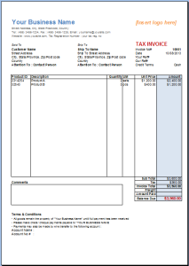 Retail Invoice Template | invoice sample template