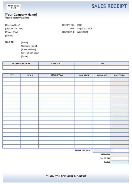 Sales Invoice Template Excel Free Download | invoice sample template