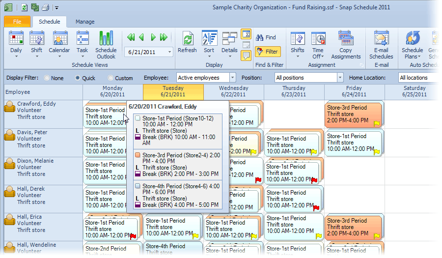 Employee Scheduling Software | Snap Schedule Product Tour