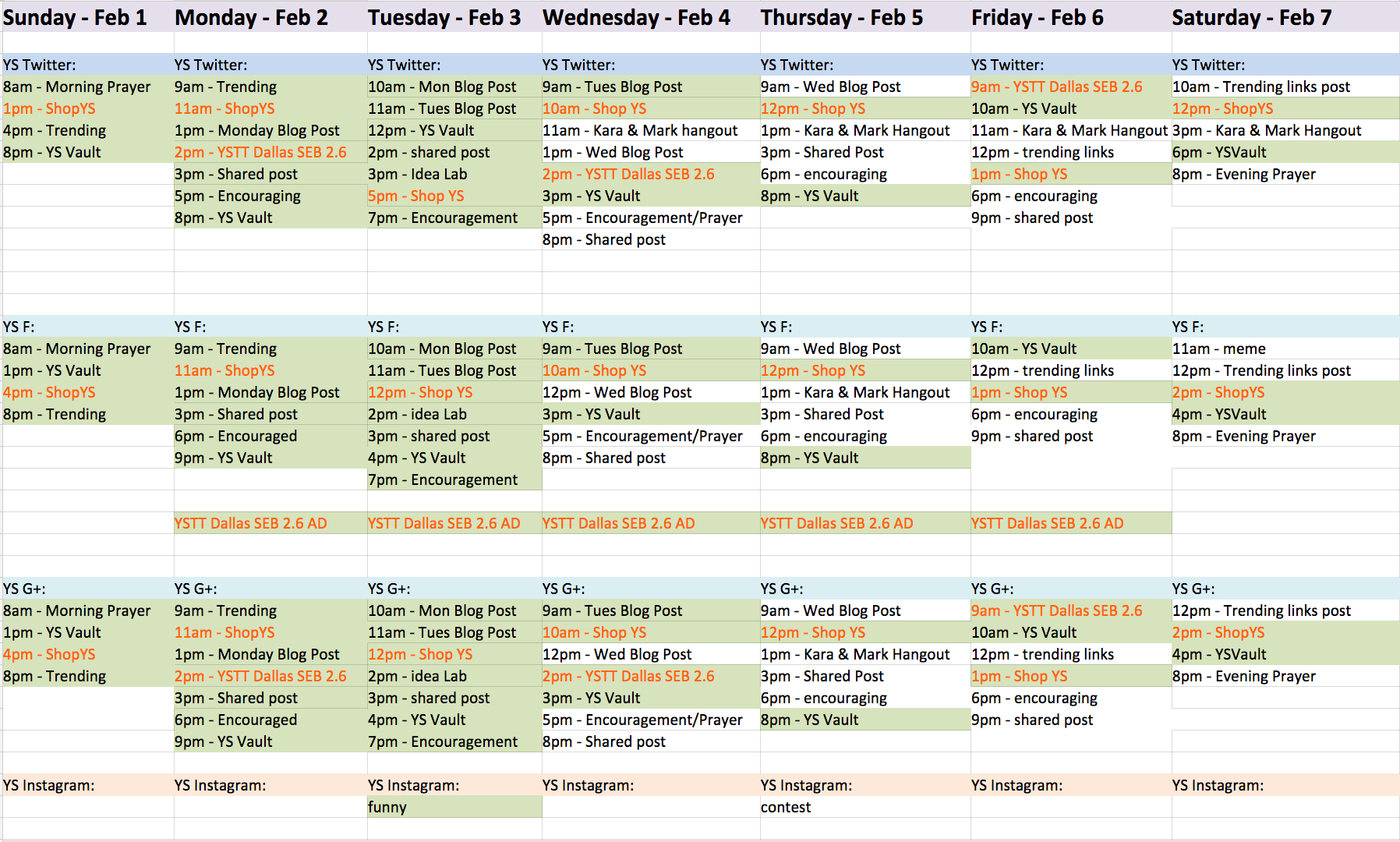 Free Google Calendar Templates | Smartsheet