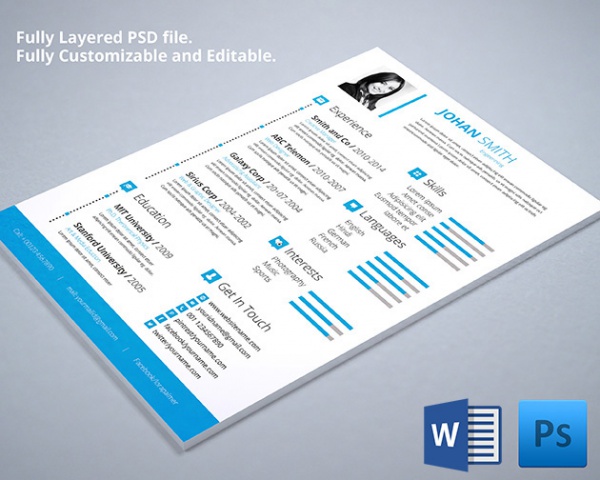 Resume Layout Microsoft Word | Free Resume Example And Writing 