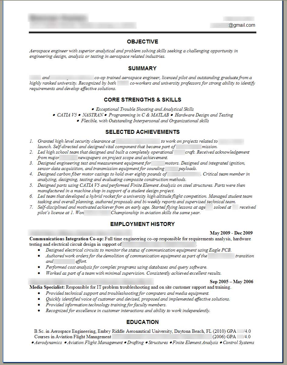 Senior Software Engineer Sample Resume highlights of technical 