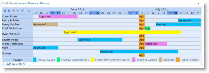annual leave planner template