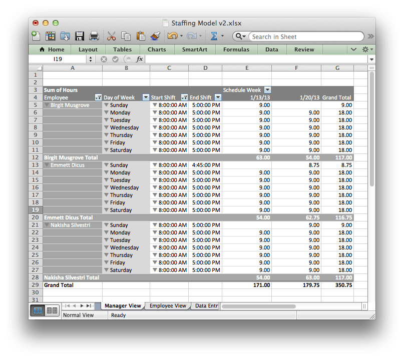 Free Excel template for your staff roster Findmyshift Free Excel template for your staff roster Findmyshift