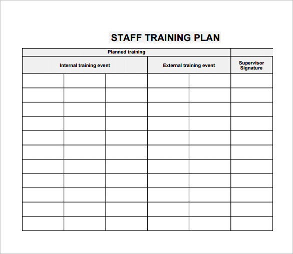 Training Plan Template 17+ Download Free Documents in PDF, Word