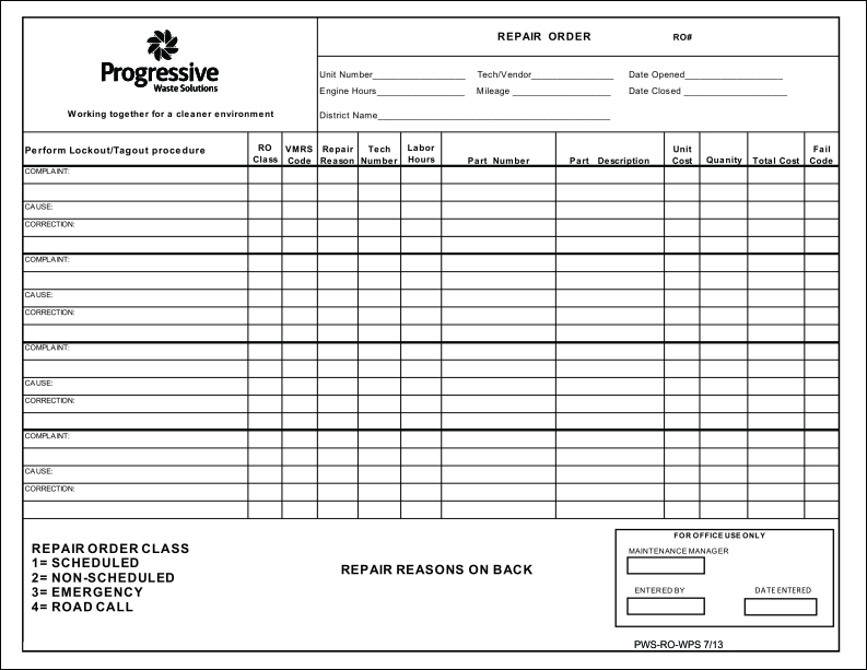 Vehicle Maintenance Checklist http://.lonewolf software.